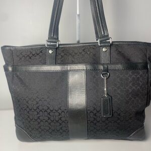 Coach Signature Mini C’s XL Weekender Tote w/ COA Y2K